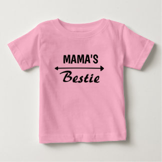 Bébé T-shirt Bestie de mignonne MAMA pour bébés