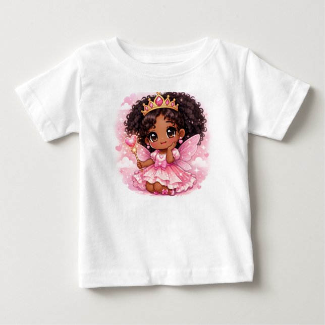 Bébé T-shirt chibi mignon pour fillettes de 18 à 24 moi (Devant)