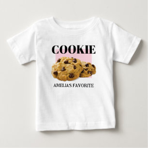 Bébé T-shirt Cookie pour enfants, Cookie personnalisé