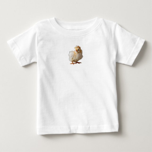 Bébé T-shirt Cute Chick Kids pour filles (Devant)