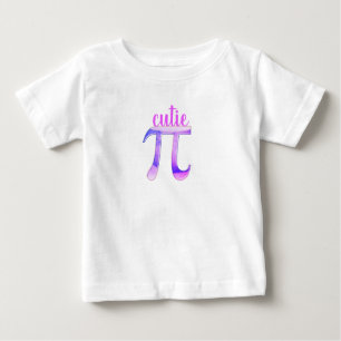 Bébé T-shirt Cutie Pi Baby pour l'enfant d'un mathémati