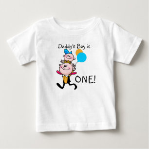 Bébé T-shirt d'anniversaire personnalisable pour le gar