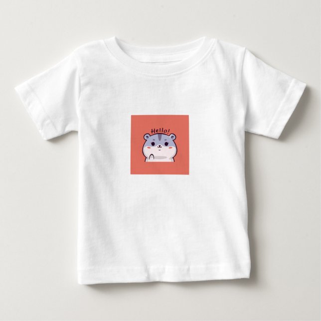 Bébé T-Shirt dans Hello Kitty Imprimer Design pour votr (Devant)