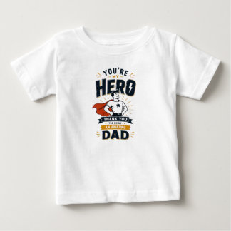 Bébé T-shirt de Foot drôle pour la Fête des Pères pour