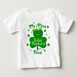 Bébé T-shirt de la première St. Patrick's Day pour fill