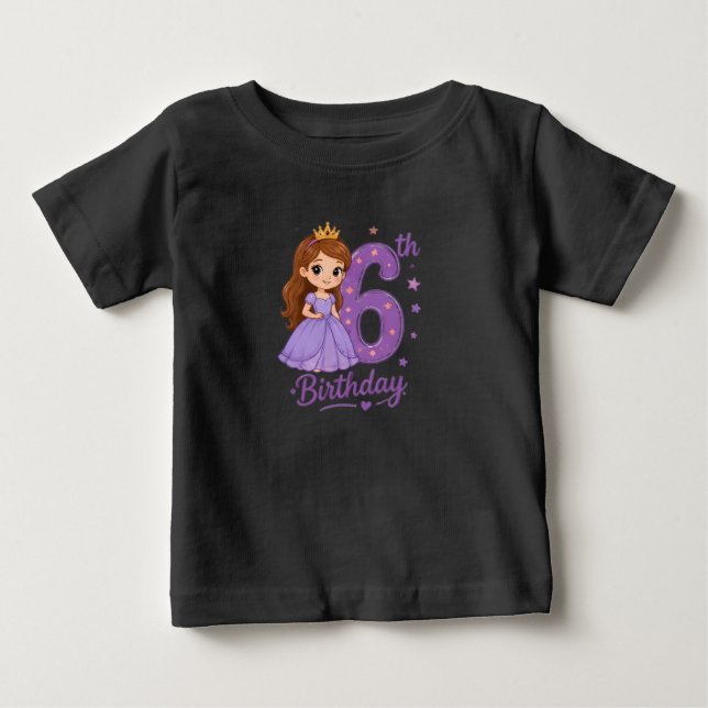 Bébé T-shirt de princesse pour fille de 2-3 ans pour so (Devant)