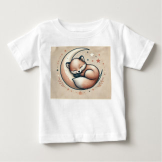 Bébé T-shirt Dreamy Baby Fox - Parfait pour les petits