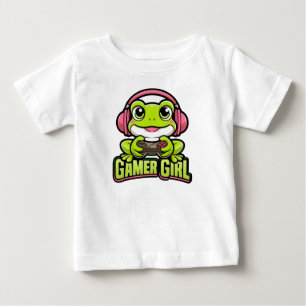 Bébé T-shirt drôle pour fille de gamer – Tee-shirt gami