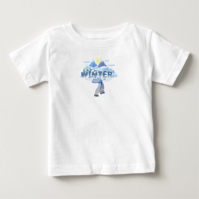 Bébé T-shirt en jersey fin pour bébés (Devant)