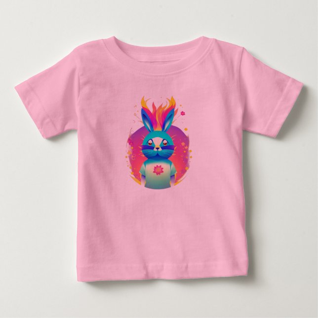 Bébé T-shirt en jersey fin pour bébés (Devant)