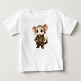 Bébé T-shirt en jersey fin pour tout-petit au possum de