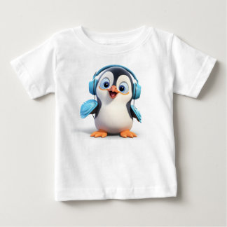 Bébé T-shirt en jersey fin pour tout-petit avec manchot