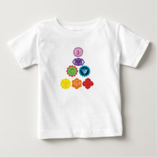 Bébé T-shirt en molleton pour enfants Seven Chakra Yoga