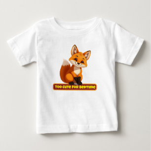Bébé T-shirt enfant chic Fox - "Trop mignonne pour le c