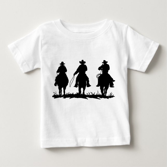 Bébé T-shirt enfant pour le pays et cowboys (Devant)