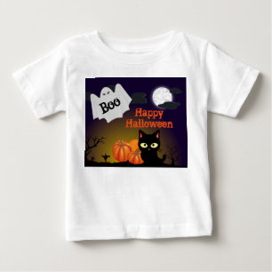 Bébé T-shirt fantôme d'Halloween pour tout-petits migno