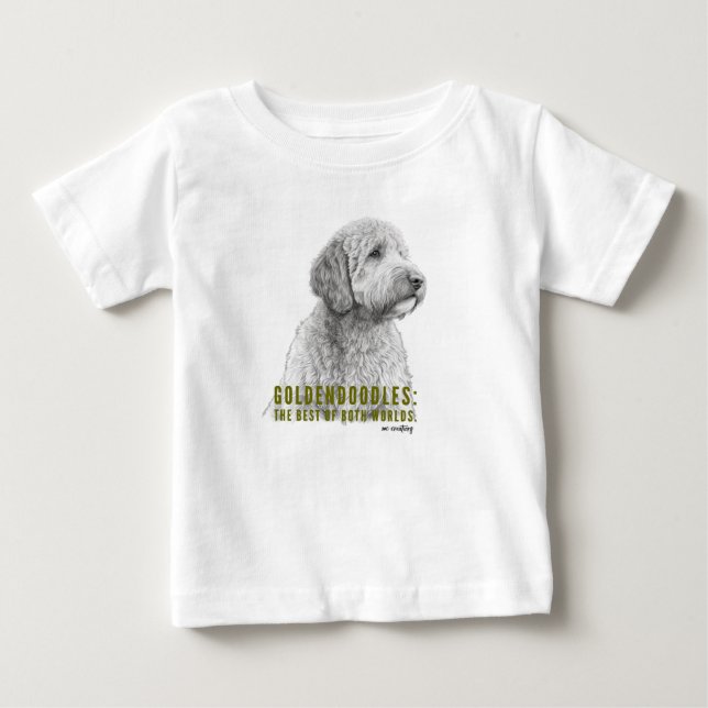 Bébé T-shirt Goldendoodle pour enfants (Devant)