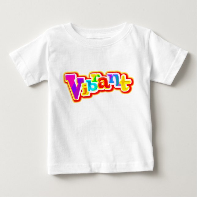 Bébé T-shirt graphique vibrant pour tout-petits (Devant)