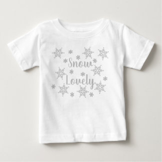 Bébé T-shirt hivernal pour enfants - neige belle