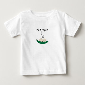 Bébé T-shirt jumeau pour deux pois dans une cosse !