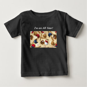Bébé T-shirt maillot de baseball pour tout-petits