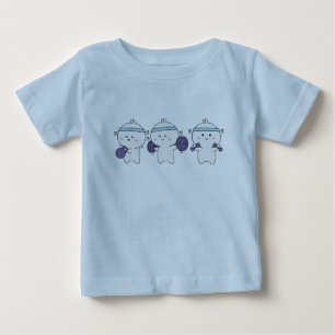 Bébé T-shirt mignon de sport Kawaii pour tout-petit