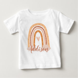 Bébé T-Shirt Neutre Boho Arc-en-ciel pour enfants Toddl
