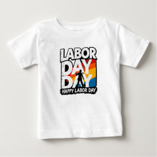 Bébé T-shirt patriotique pour la fête du Travail pour t