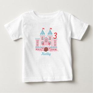 Bébé T-Shirt personnalisé avec nom et âge pour tout-pet