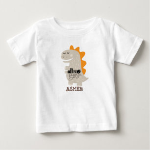 Bébé T-shirt personnalisé avec un nom pour garçon avec 