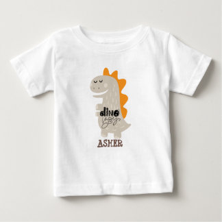 Bébé T-shirt personnalisé avec un nom pour garçon avec 