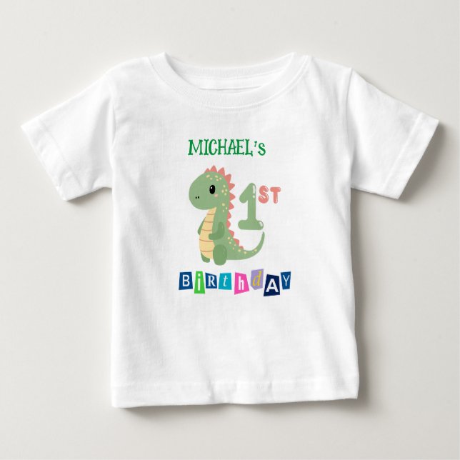 Bébé T-Shirt personnalisé d'anniversaire pour enfant de (Devant)