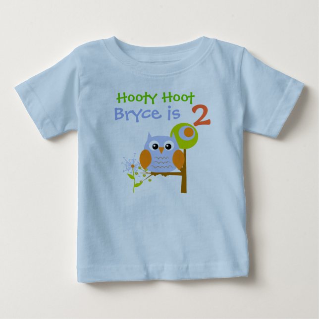 Bébé T-shirt Personnalisé pour l'anniversaire de la Cho (Devant)