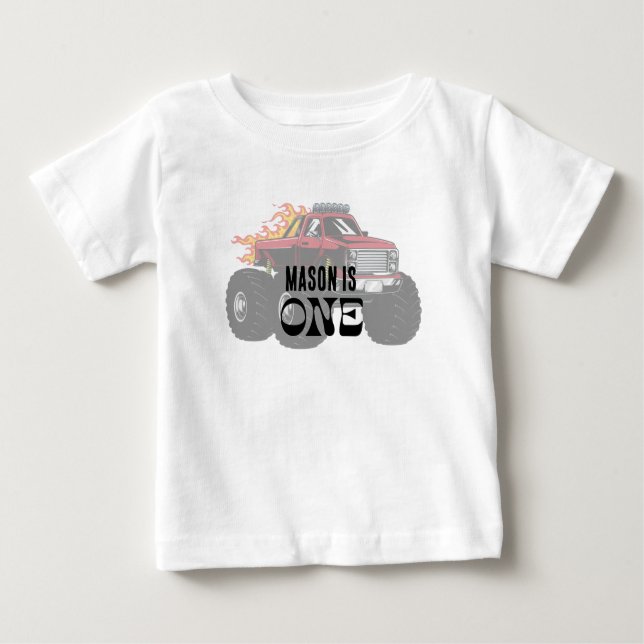 Bébé T-shirt personnalisé pour l'anniversaire des enfan (Devant)