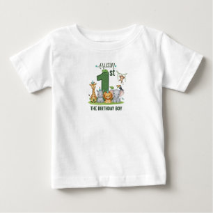 Bébé T-Shirt personnalisé pour le 1er anniversaire d'un
