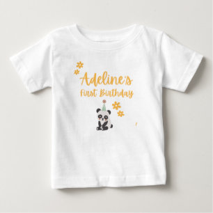 Bébé T-Shirt personnalisé pour le premier anniversaire
