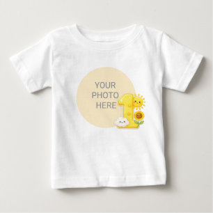 Bébé T-Shirt personnalisé pour le premier anniversaire