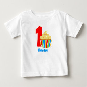 Bébé T-shirt personnalisé pour le premier anniversaire 
