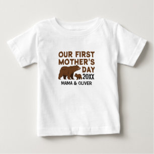 Bébé T-Shirt personnalisé pour maman et enfant