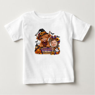 Bébé T-shirt personnalisé pour une fête d'Halloween ave