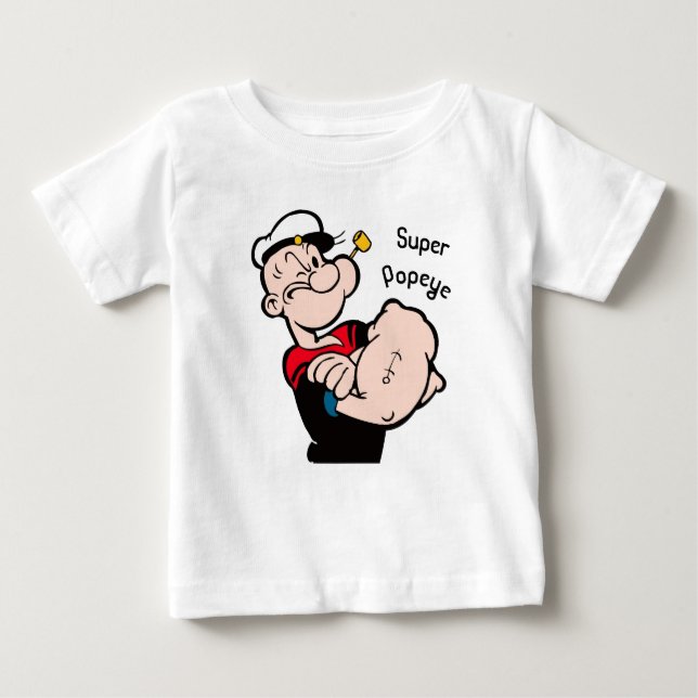Bébé T-shirt Popeye pour les enfants (Devant)