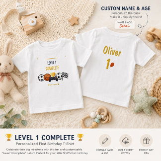 Bébé T-Shirt pour 1er anniversaire | Chemise d'annivers