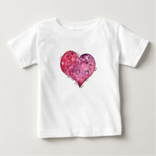 Bébé T-Shirt pour Doodle Coeur mignon