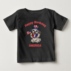 Bébé T-shirt pour enfant avec chiot dalmate (2h) et thè