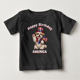 Bébé T-Shirt pour enfant avec chiot Shih Tzu (2f) patri