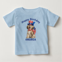 T-Shirt pour enfant patriotique Afghan Hound (2v)