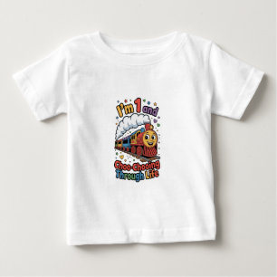 Bébé T-shirt pour enfants "1er anniversaire : Faire tch
