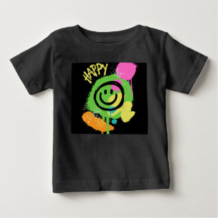 Bébé T-shirt pour enfants avec bonbons et bonheur