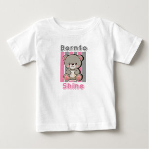 Bébé T-shirt pour enfants avec un ours mignon
