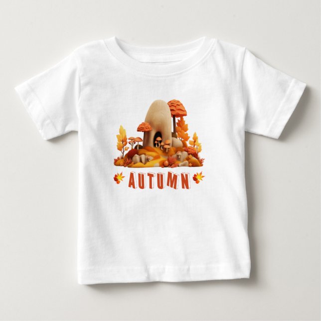 Bébé T-shirt pour enfants d'automne (Devant)